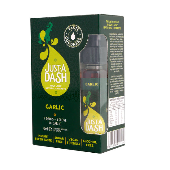 just a dash | garlic natural extract | spice drops | 150 drops