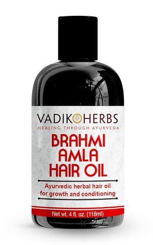 Vadik Herbs | Brahmi Amla Hair Oil | Ayurvedic herbal hair growth and hair conditioning oil