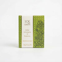 Soil and Earth | Indian Lemongrass & Rosemary | Handmade Soap Bar