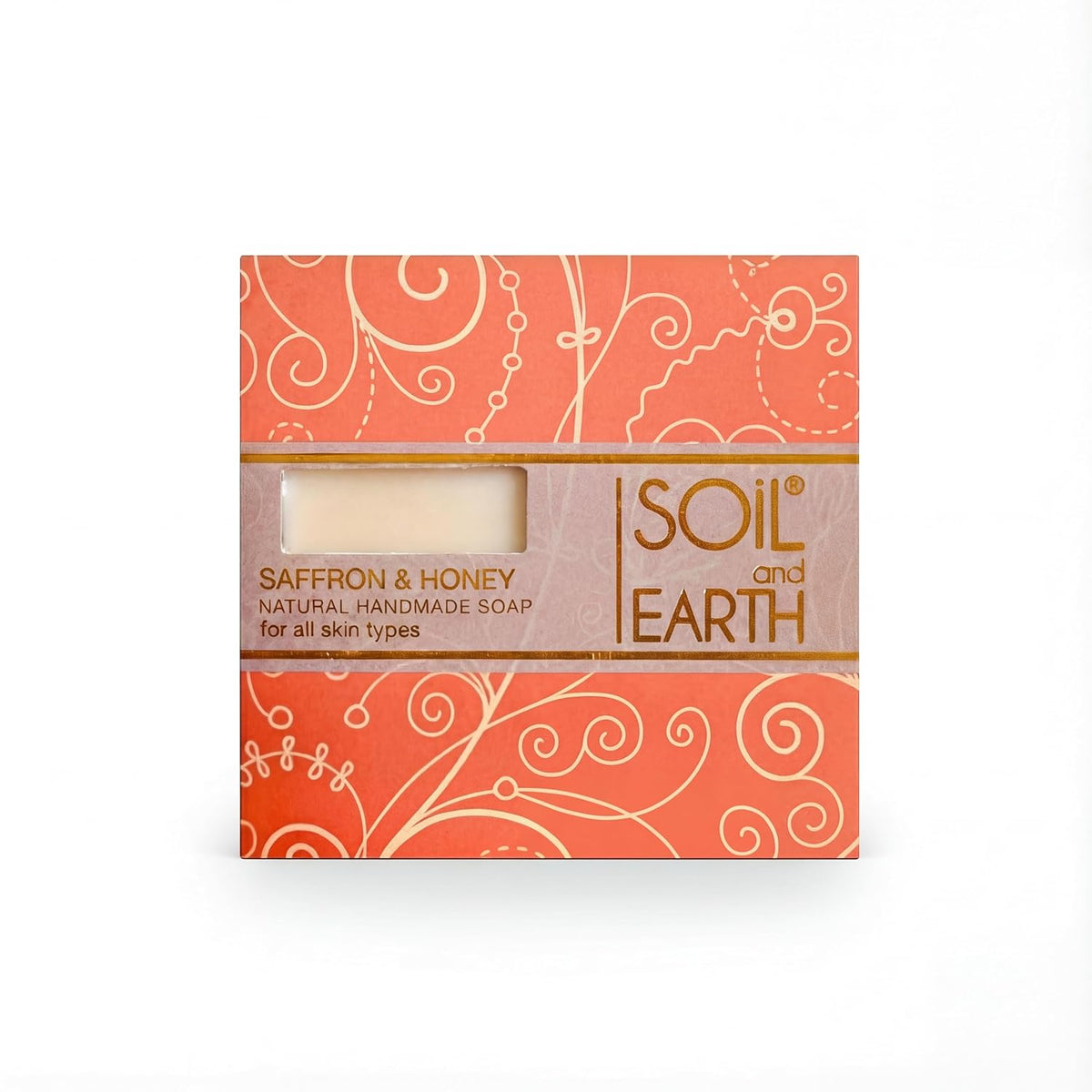 Soil and Earth | Saffron & Honey | Handmade Soap Bar