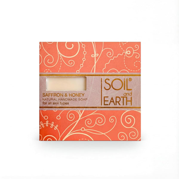Soil and Earth | Saffron & Honey | Handmade Soap Bar