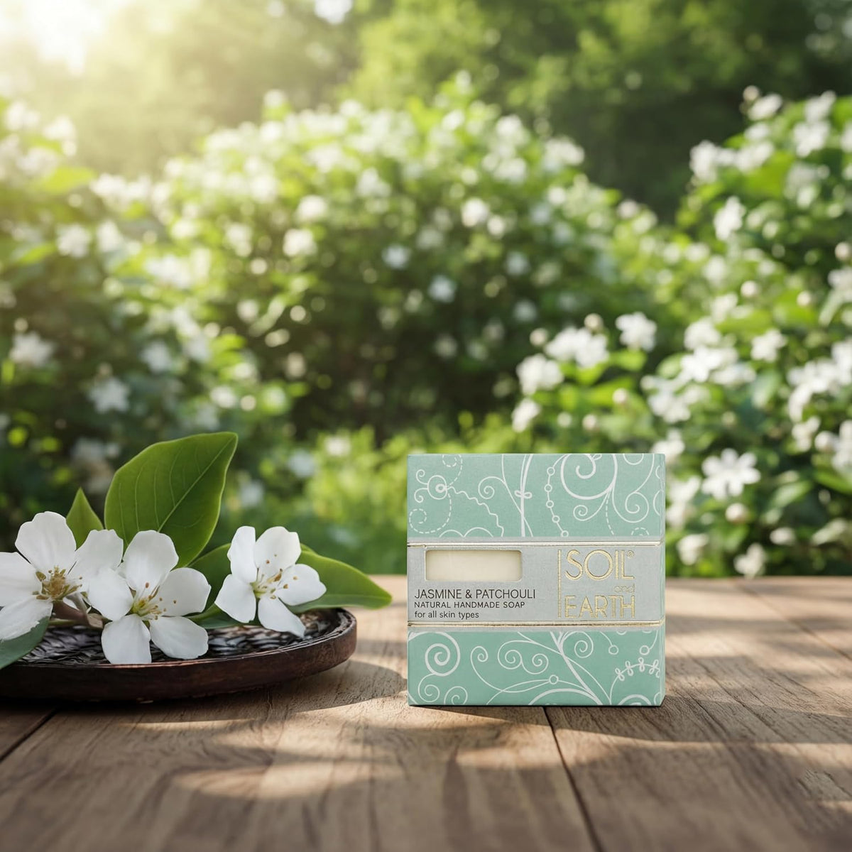 Soil and Earth | Jasmine & Patchouli | Handmade Soap Bar