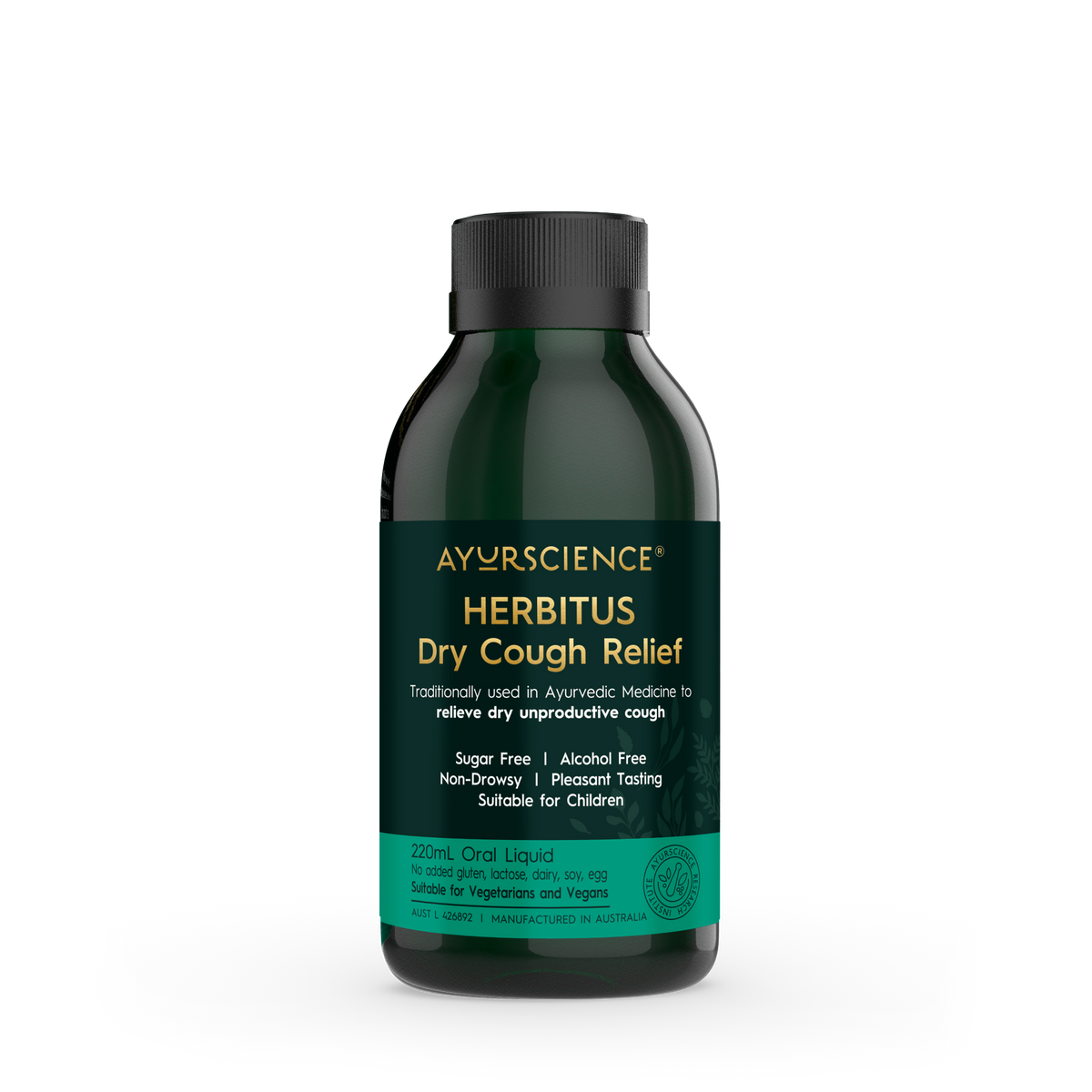 AyurScience | Herbitus Dry Cough Relief | 220mL
