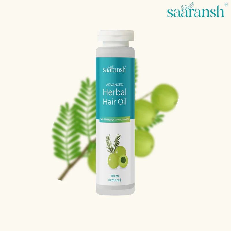 Saaransh Herbal Hair Oil | Bhringraj | Amla | Brahmi | Rosemary | 200ml
