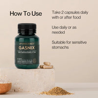 AyurScience | Gasnix | Low FODMAP | 60 Capsules