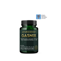AyurScience | Gasnix | Low FODMAP | 60 Capsules