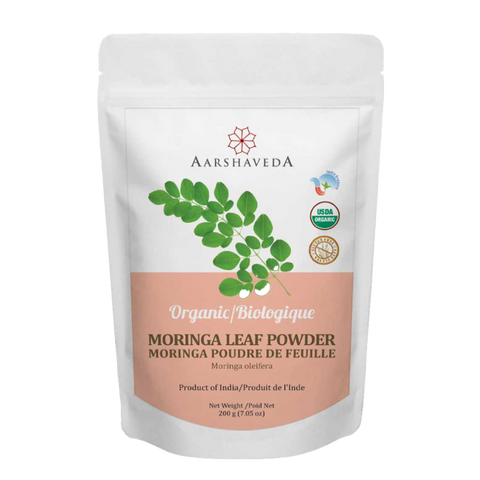 Aarshaveda | Moringa powder | USDA Certified Organic | 200gm