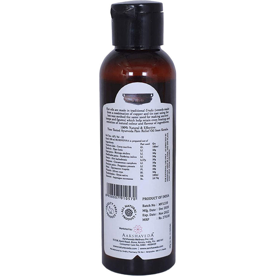 aarshaveda | murivenna oil | 120ml