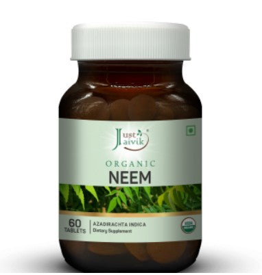 Just Jaivik | Neem Tablets | USDA | Organic | 60 count
