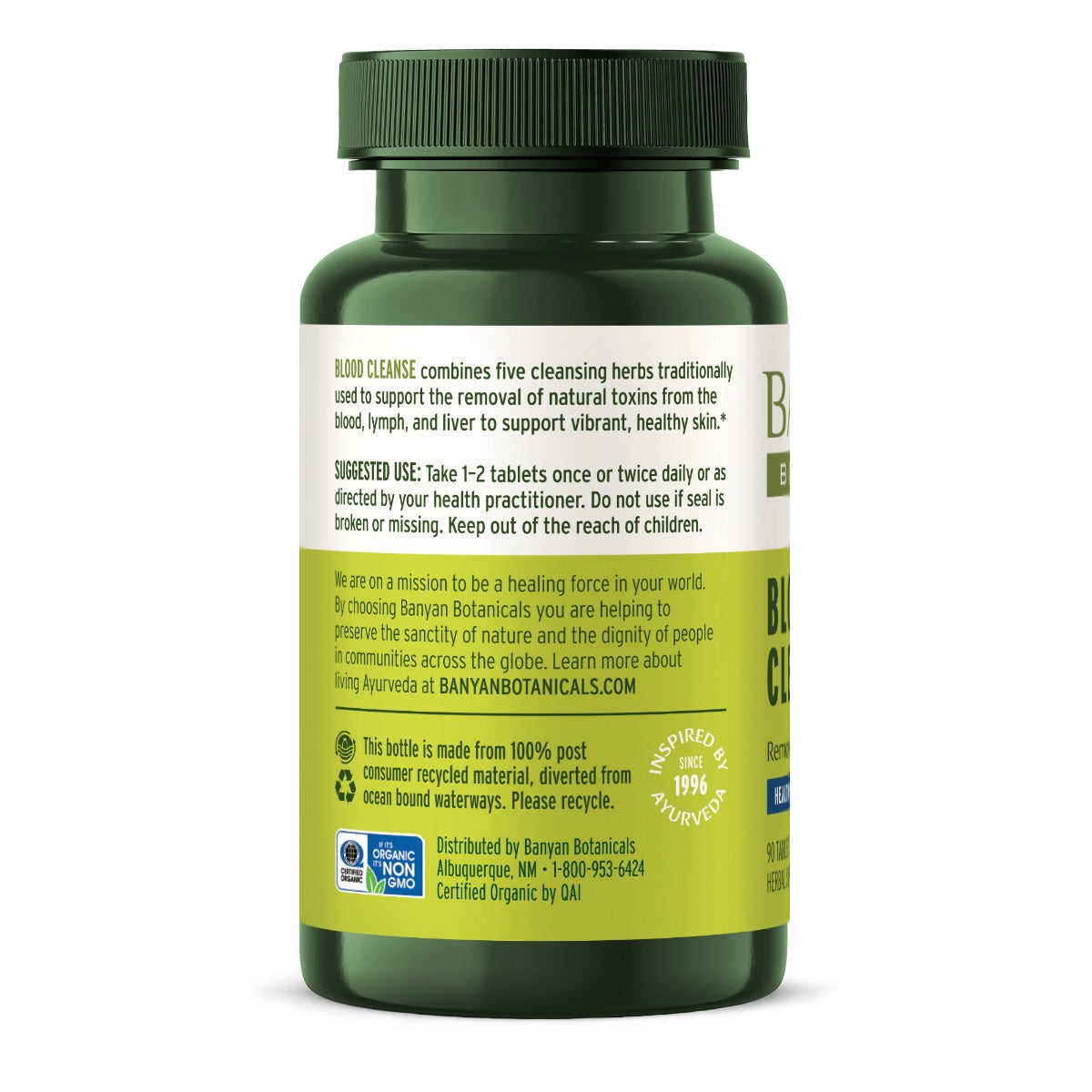 blood cleanse tablets - certified organic