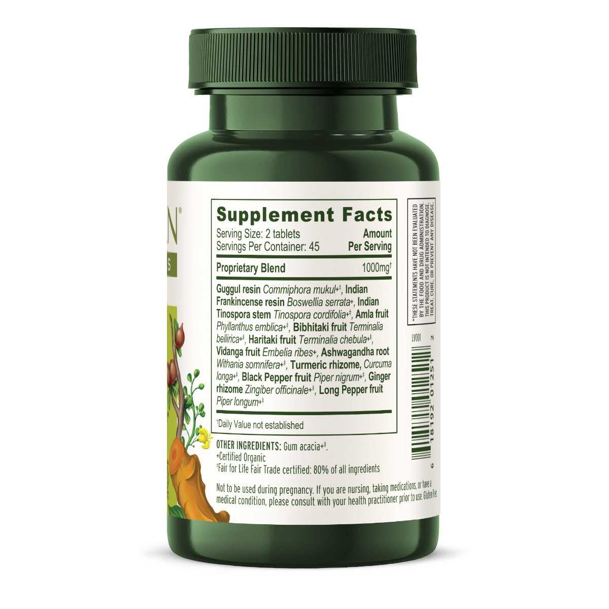 joint support tablets - certified organic