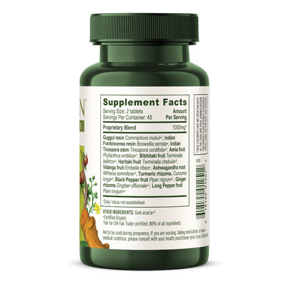 Joint Support tablets - Certified Organic