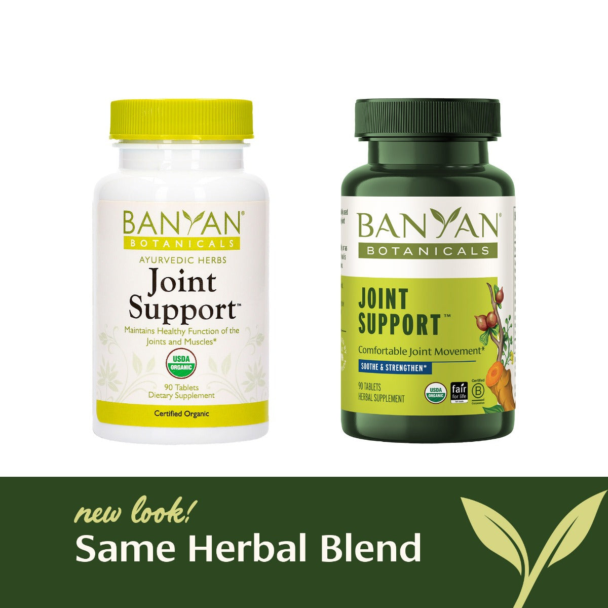 joint support tablets - certified organic