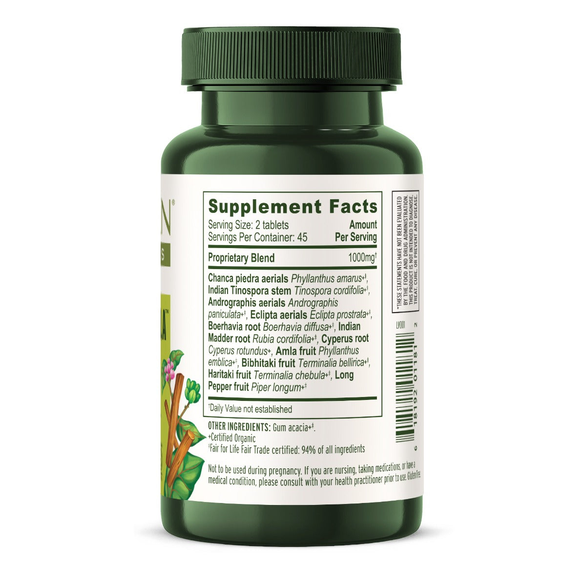 liver formula tablets | certified organic