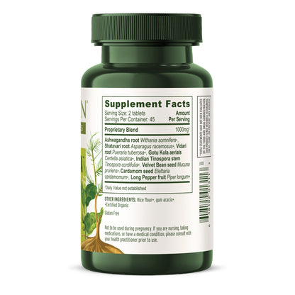 Healthy Vata Tablets- Certified Organic