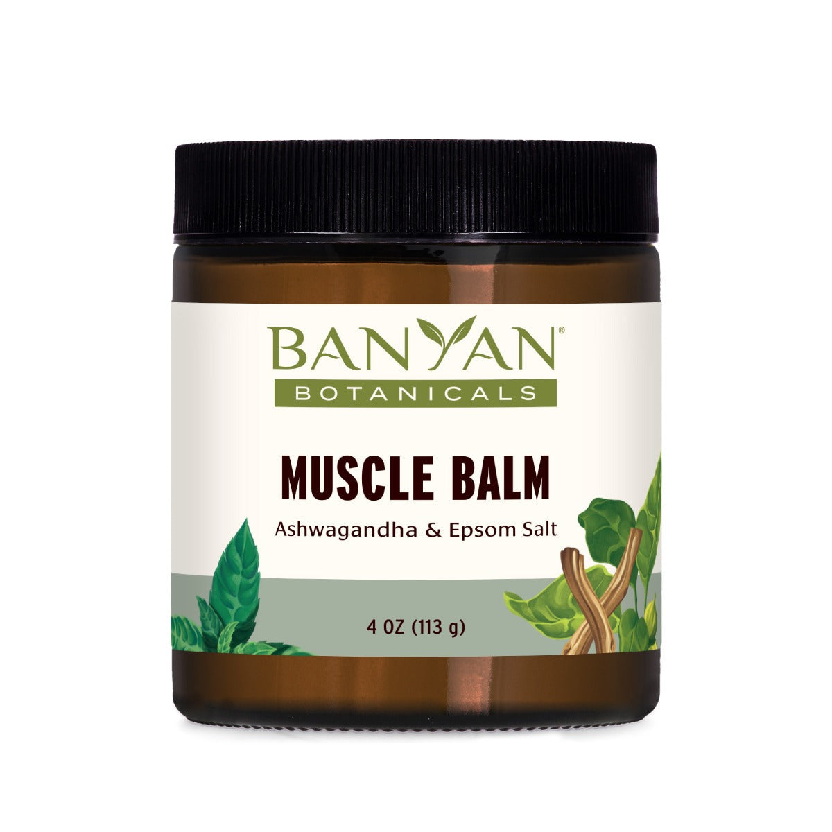 muscle balm | ashwagandha | camphor, eucalyptus, and mint oil