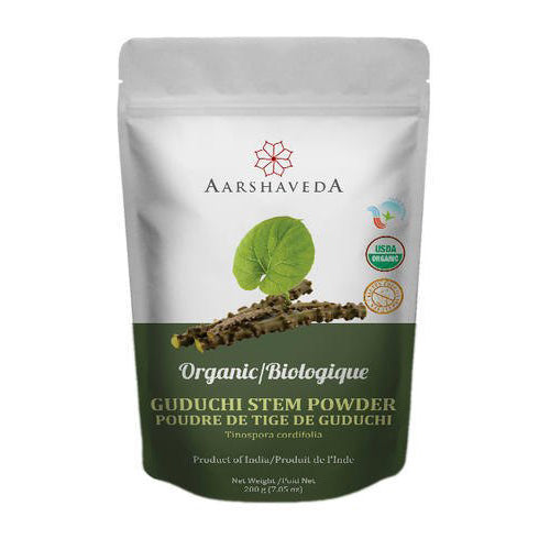 aarshaveda | guduchi | giloy powder | usda certified organic | 200gm