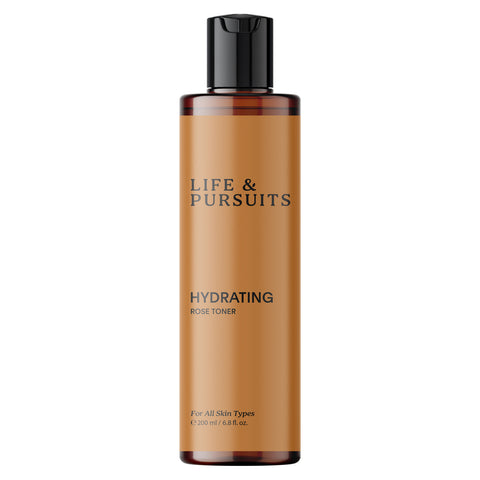 Life & Pursuits |Hydrating Rose Toner | 200ml| Alcohol Free, Refreshing, Pore Cleanser