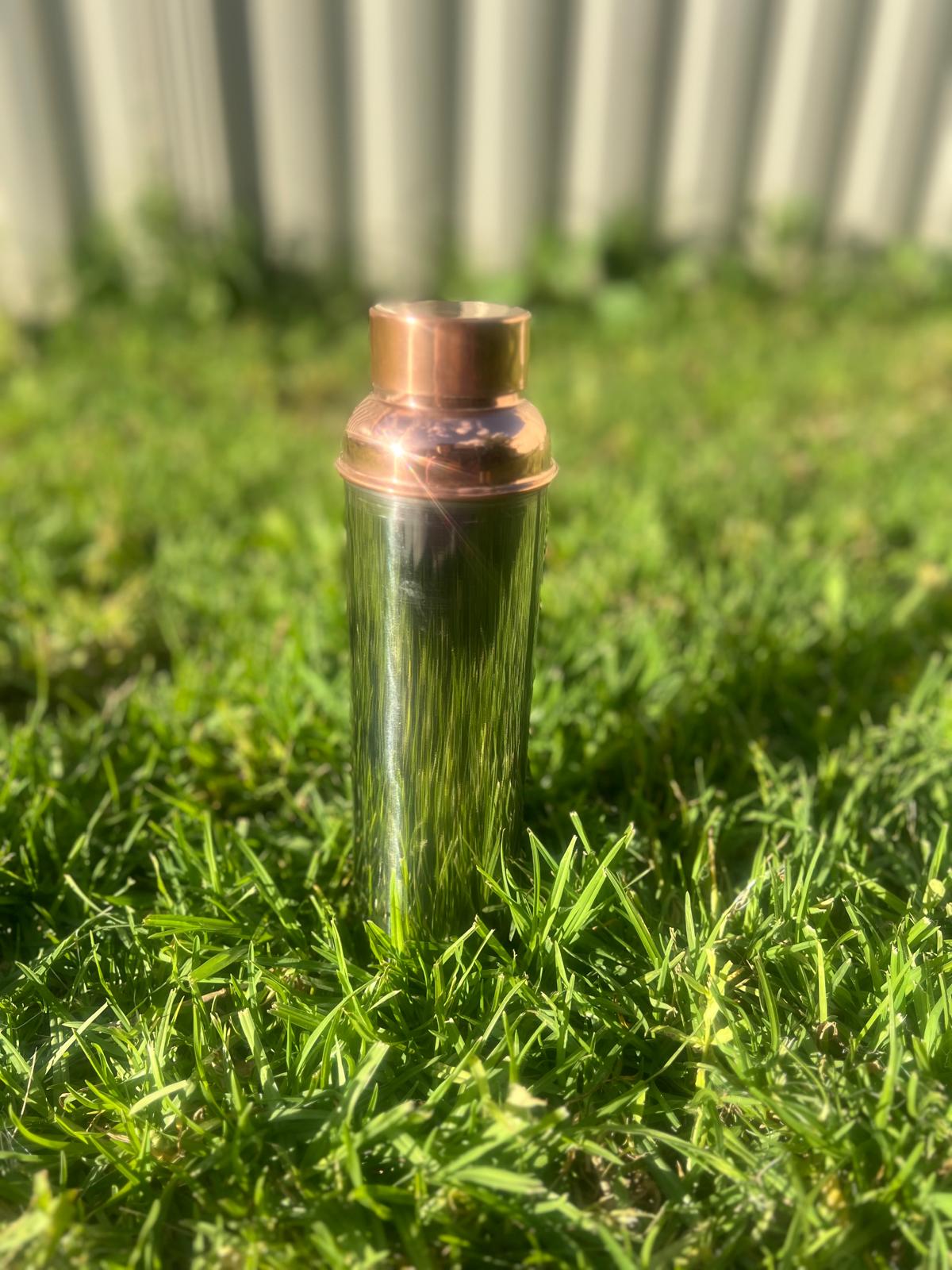Pure Copper Water Bottle with Steel Body