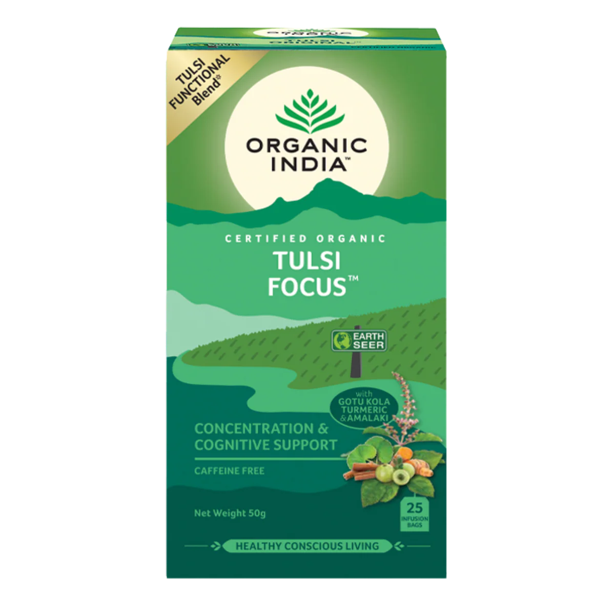 Tulsi Focus Tea |25 Tea Bags