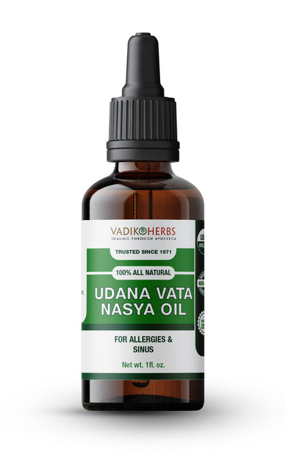 Vadik Herbs | Nasya Oil | Udana Vata | Help in Sinus and Allergies | 30ml