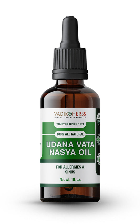Vadik Herbs | Nasya Oil | Udana Vata | Help in Sinus and Allergies | 30ml