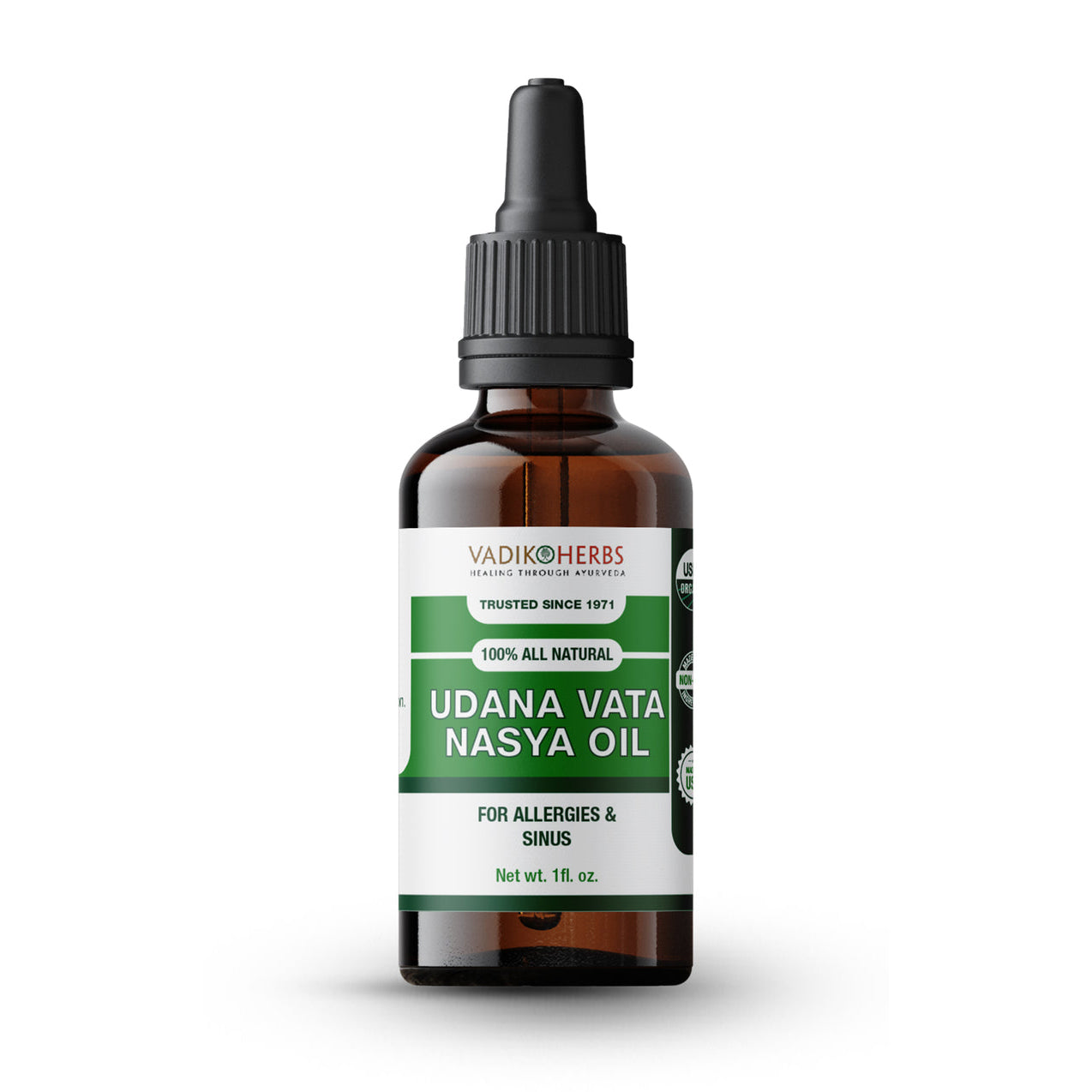 vadik herbs | nasya oil | udana vata | help in sinus and allergies | 30ml