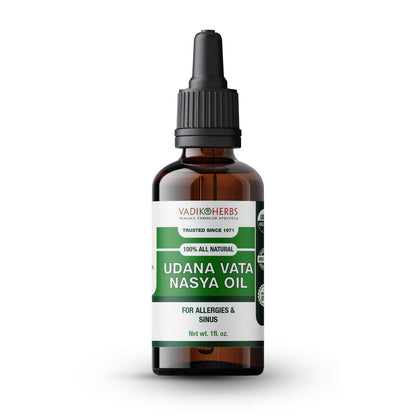 Vadik Herbs | Nasya Oil | Udana Vata | Help in Sinus and Allergies | 30ml