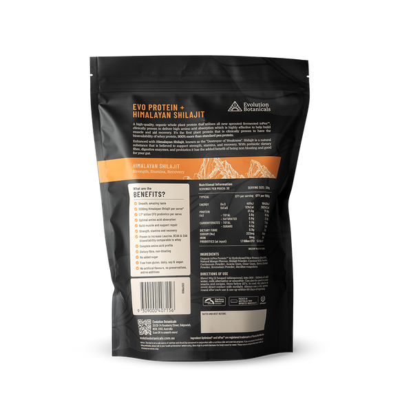 Evolution Botanicals | Evo Protein + Shilajit - Mango Lassi