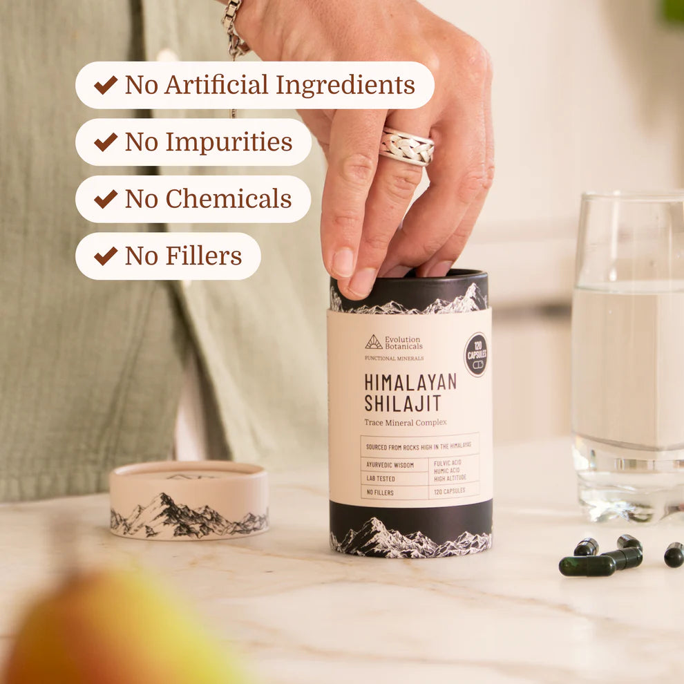 Evolution Botanicals | Himalayan Shilajit | 120  Capsules