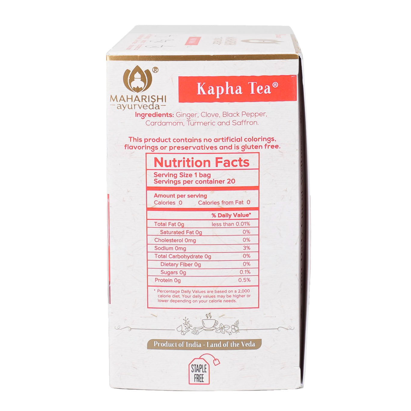 maharishi ayurveda | kapha tea - certified organic