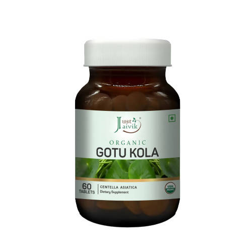 Just Jaivik | Gotu Kola Tablets | USDA | Organic | 60 count