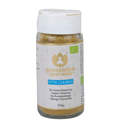 Maharishi Ayurveda | Pitta Spice Blend | Churna | Organic Certified | 50gm | Coriander | Fennel | Cumin