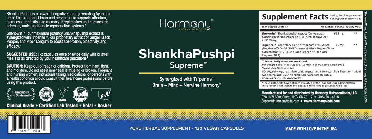 Harmony Veda Shankhpushpi Capsules