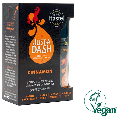 Just A Dash | Cinnamon Natural Extract | Spice Drops | 150 Drops