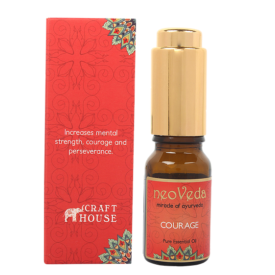 neoveda | courage | essential oil | cedarwood | clary sage