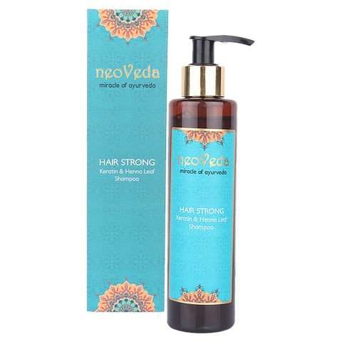 NeoVeda | Hair Strong | Keratin & Henna Leaf Shampoo | 200ml