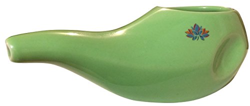 Ergonomic Ceramic Neti Pot - Sattvic Health Store  - An Ayurveda Products Store for Australia