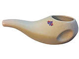 Ergonomic Ceramic Neti Pot - Sattvic Health Store  - An Ayurveda Products Store for Australia