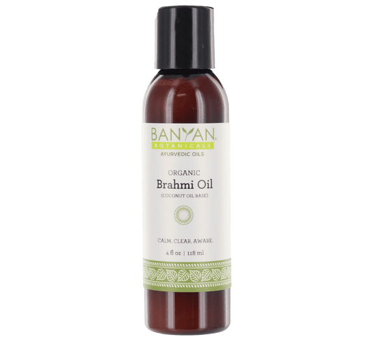Brahmi Oil (Coconut) - Certified Organic - Sattvic Health Store  - An Ayurveda Products Store for Australia