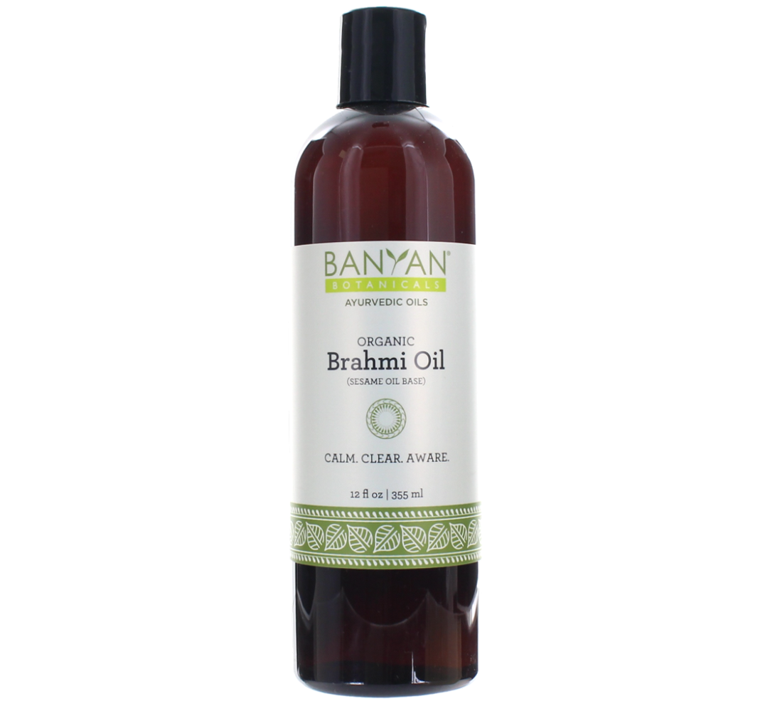 brahmi oil (sesame) - certified organic - sattvic health store  - an ayurveda products store for australia