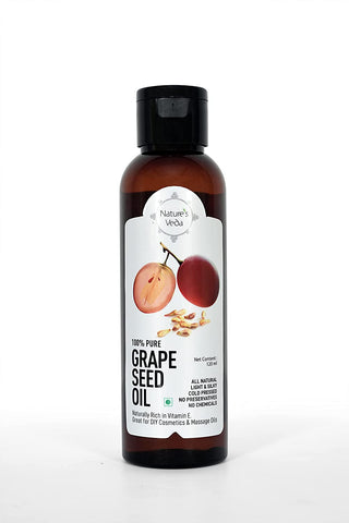 Grape Seed Oil | Natural | Light & Silky | Cold Pressed | 120ml
