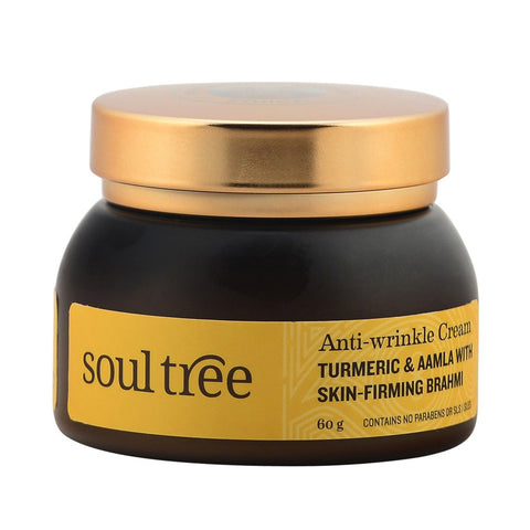 SoulTree | Anti-Wrinkle Cream | Turmeric, Amla & Skin Firming Brahmi