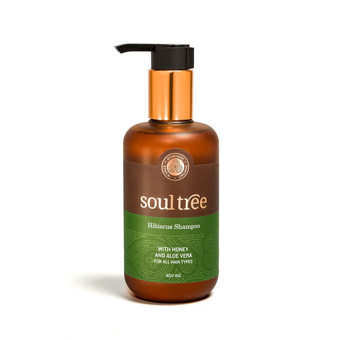 SoulTree | Hibiscus Shampoo - Honey and Aloe Vera, for All Hair Types