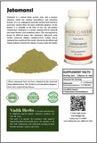 Vadik Herbs | Jatamansi Capsules | 100 Pieces | Nardostachys Jatamansi