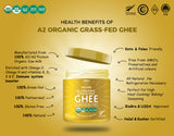 Milkio | A2 Organic Cow Ghee | USDA Organic | 250ml | 100% New Zealand