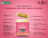 Milkio | Himalayan Pink Salt Grass-fed Ghee | 250 ml | Keto Paleo