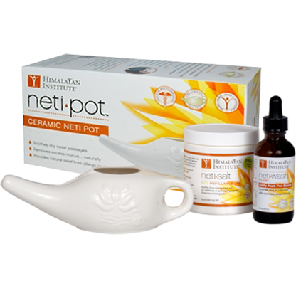 Himalayan Institute Neti Pot,  3 Piece Kit - Sattvic Health Store  - An Ayurveda Products Store for Australia