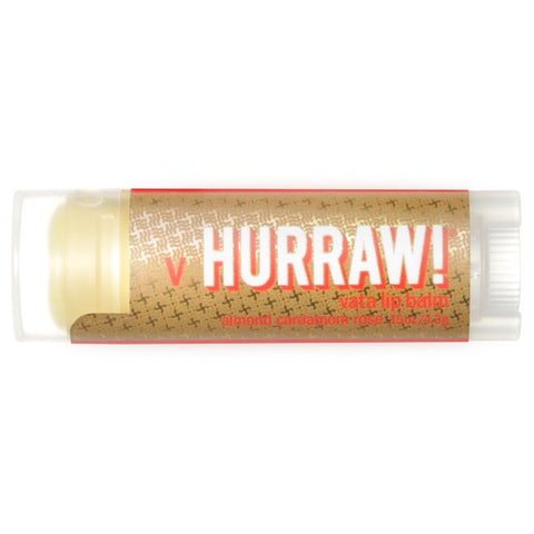 Hurraw! | Vata Lip Balm | Almond Cardamom Rose | 4.3g