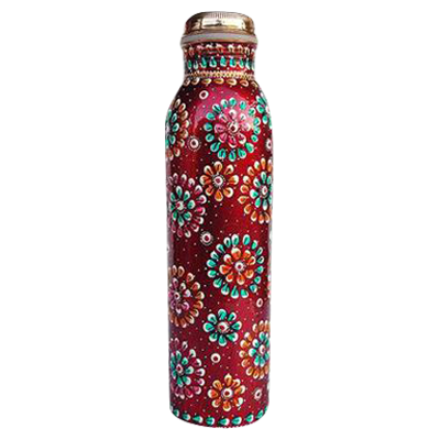 Artisan - Hand Crafted Copper Water Bottle - Sattvic Health Store  - An Ayurveda Products Store for Australia